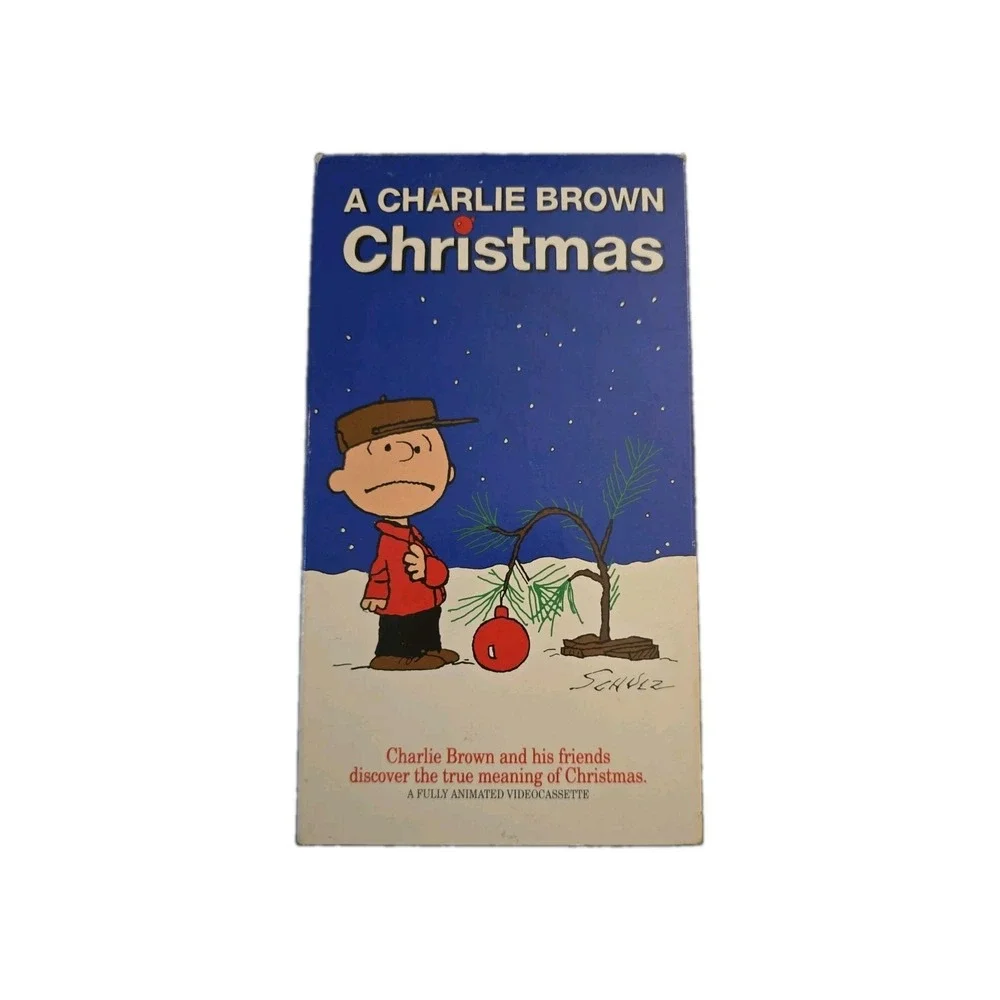 Vintage 1991 A Charlie Brown Christmas VHS Shell Release